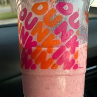 Strawberry banana smoothie  at Baskin Robbins in Abilene