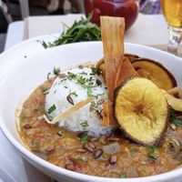 Curry veg at Aguaribay in Barcelona
