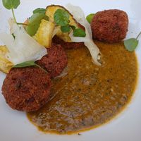 Mandonguilles at Aguaribay in Barcelona