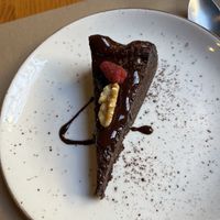 Chocolate and coconut cake   at Aguaribay in Barcelona
