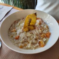 Risotto at Aguaribay in Barcelona