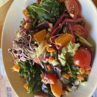 Salad with fermented veggies 👍🏼👍🏼  at Aguaribay in Barcelona