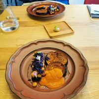 Main: eggplant steak at MA and The Seeds of Life in Hong Kong Island