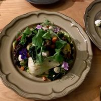 Roasted baby vegetables  at MA and The Seeds of Life in Hong Kong Island