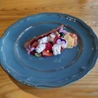 Seasonal raw crêpe with berry / fruit at MA and The Seeds of Life in Hong Kong Island