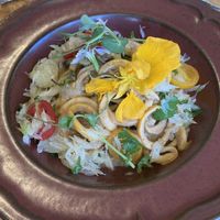 Zoodle, Pad Thai style, almond butter sauce    at MA and The Seeds of Life in Hong Kong Island