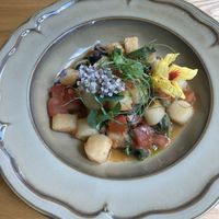 Potato gnocchi alla puttanesca, capers, tomato and olives    at MA and The Seeds of Life in Hong Kong Island