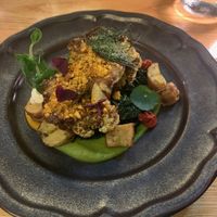 Cauliflower steak  at MA and The Seeds of Life in Hong Kong Island
