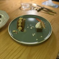 Coffee tart and cheese cake  at MA and The Seeds of Life in Hong Kong Island