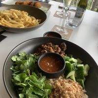 Tempeh and Eggplant san choy bau, absolutely delicious.  at Park and Cove in Noosa Heads