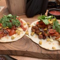 Bar snack- vegan tacos. Delicious.   at Park and Cove in Noosa Heads
