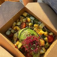 Eternal mango salad at Rucolino in Dudelange