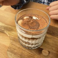 Tiramisu at Rucolino in Dudelange