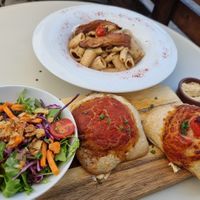 duo bomba and pasta at Rucolino in Dudelange