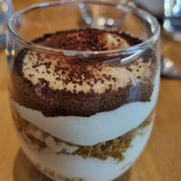 Speculoos tiramisu at Rucolino in Dudelange