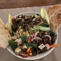 Gentil Lentil salade  at Rucolino in Dudelange