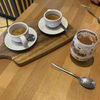 Espresso with Tiramisu   at Rucolino in Dudelange