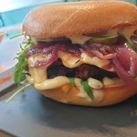 Burger (chef recommendation) at Rucolino in Dudelange