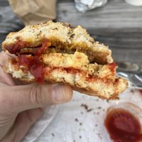 Kinda blown away. Very impressed with their Taylor ham variation    at Cats Luck Vegan in Neptune City