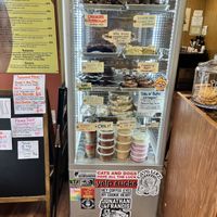 Nom nom nom  at Cats Luck Vegan in Neptune City