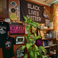 Udder Chaos Farm Sanctuary and other awesome merch/advocacy at Cats Luck Vegan in Neptune City