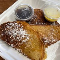 Challah French Toast at Cats Luck Vegan in Neptune City