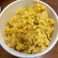 Just Egg Scramble at Cats Luck Vegan in Neptune City
