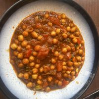 Chickpea Masala   at Madras Cafe in Glasgow