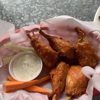 I ordered the vegan Buffalo chicken wings vegan ranch. Amazing!🥰  at The Other Side HI Diner in Honolulu