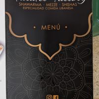 Menu at Falafel Factory - Food Stand in Tenerife