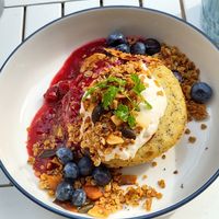 Vegane Pancakes at The Special Connection in Hamburg