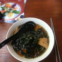 Spirulina noodle ramen at Sushi Kitchen - Sungai Ara in Penang