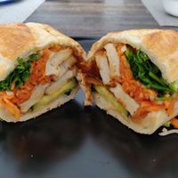 Tofu banh mi at DragonEats in San Francisco
