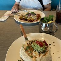 Enchiladas and Grilled Guac Pocket at GuacStar Kitchen and Cantina in Tempe
