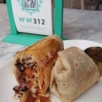 Vegan burrito at Tocaya Modern Mexican in West Los Angeles