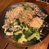 This salad had everything!  at Privé - Robertson Quay in Central Singapore
