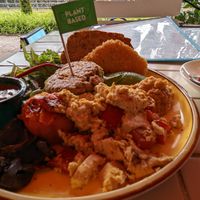 Vegan 'Full English' breakfast -- the Plant Power Breakfast at Privé - Robertson Quay in Central Singapore