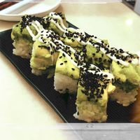 Vegan Avocado maki $11  at Lucky Cat Cafe in Northeast Singapore