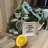 Nice decor at Lucky Cat Cafe in Northeast Singapore