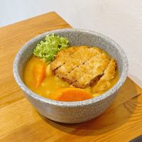Katsu don. Love this at Lucky Cat Cafe in Northeast Singapore