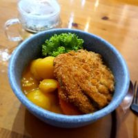 Curry Katsu Don at Lucky Cat Cafe in Northeast Singapore