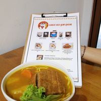 Katsu curry noodle at Lucky Cat Cafe in Northeast Singapore