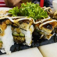 Tofunagi maki at Lucky Cat Cafe in Northeast Singapore