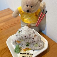 Shiso Onigiri at Lucky Cat Cafe in Northeast Singapore