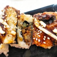 Tofunagi maki at Lucky Cat Cafe in Northeast Singapore