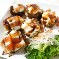 shitake cream and cheese at Lucky Cat Cafe in Northeast Singapore