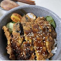 Tofu don at Lucky Cat Cafe in Northeast Singapore