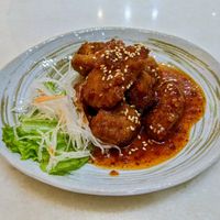 Yangnyeom Monkey Head Mushroom at Lucky Cat Cafe in Northeast Singapore