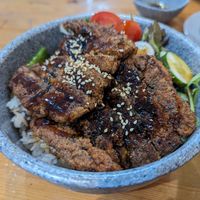 Tofunagi Don (Vegan) at Lucky Cat Cafe in Northeast Singapore