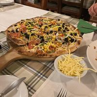 Vegan pizza  at Martelli Pizza Italian in Paphos